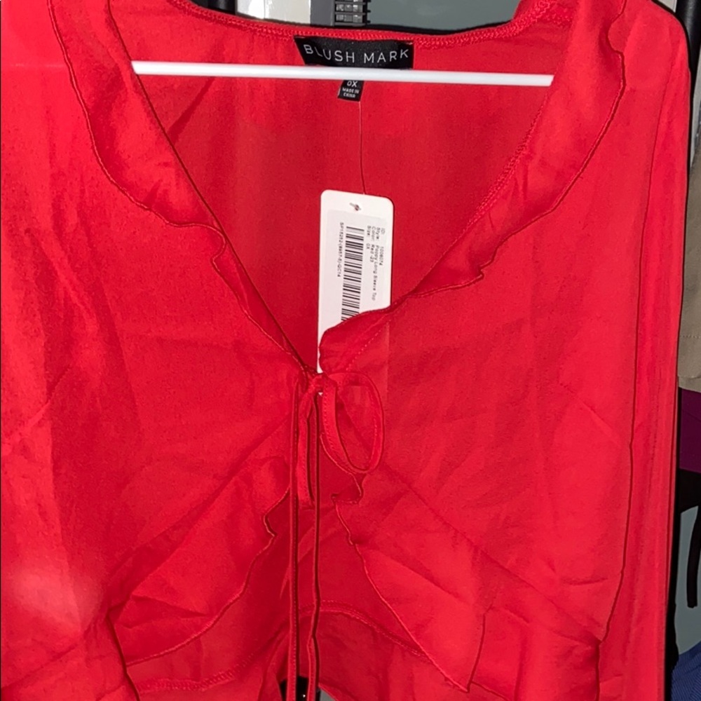 Red blouse - Picture 4 of 4